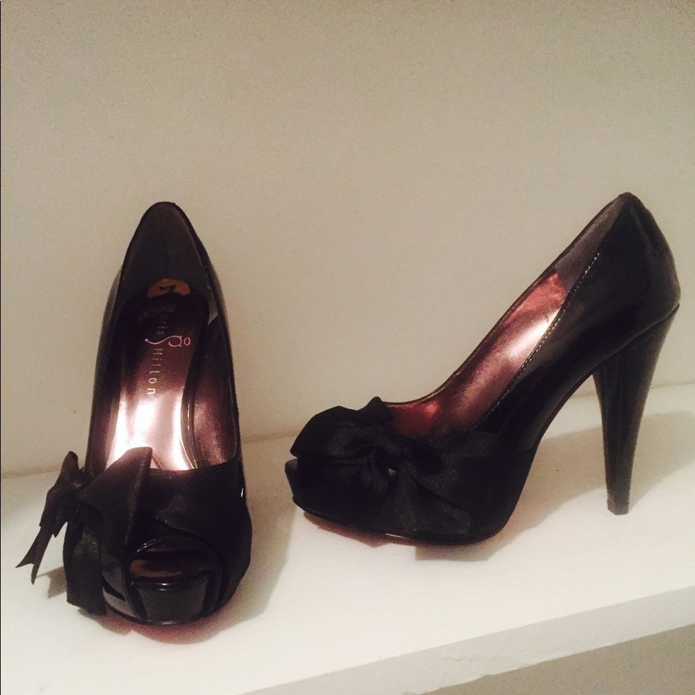 Paris Hilton Bow Heels